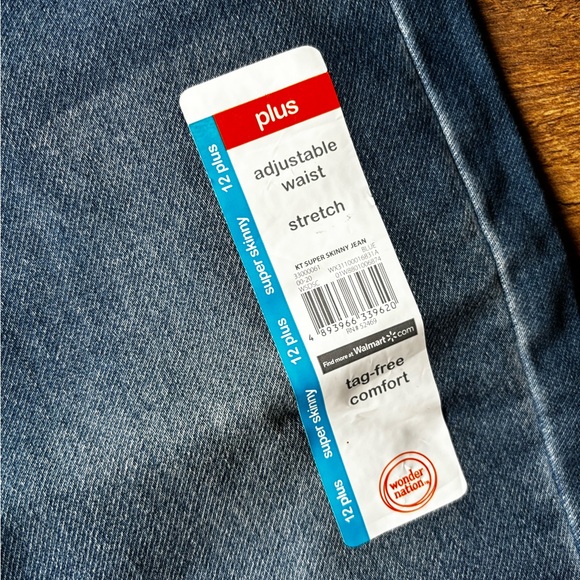 Wonder Nation Super Skinny Jeans - Picture 3 of 4